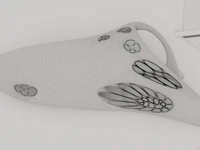 Futuristic building 32 3D model