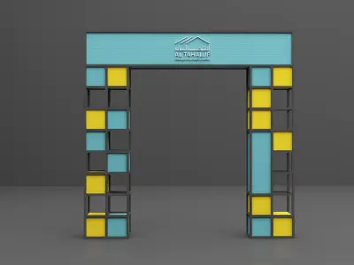gates  3D model