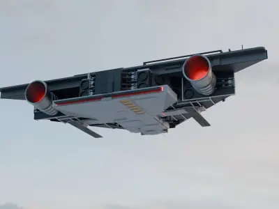 Sprayer Spaceship - 3D-Model 3D model