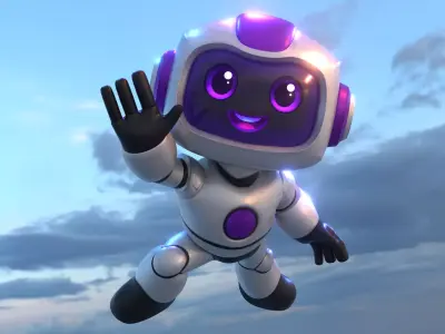 3D Character - Cute Robot 3D model