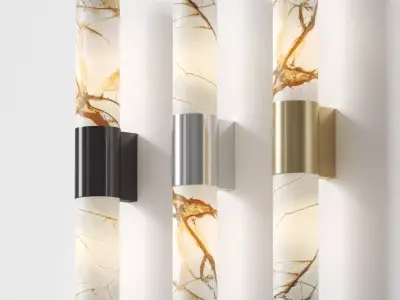 Chandeliers life - Alabaster Wall Sconce 3D model