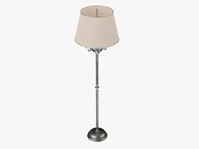 Floor Lamp Low-poly 3D model 15