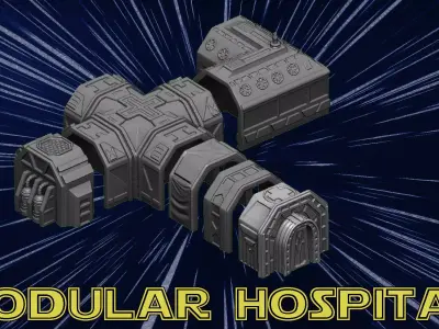 Modular Hospital 3D print model