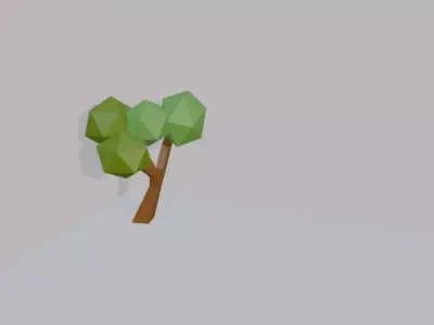 Low-Poly Game Asset Pack Trees Clouds Props and Environment Low-poly 3D model