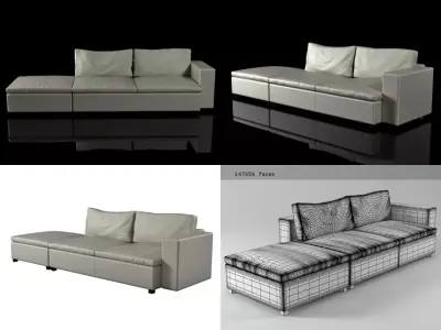 Seven Sofa 03 3D model
