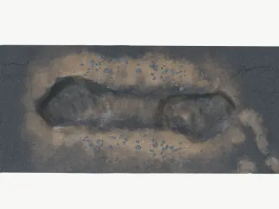 Construction Road 3D model