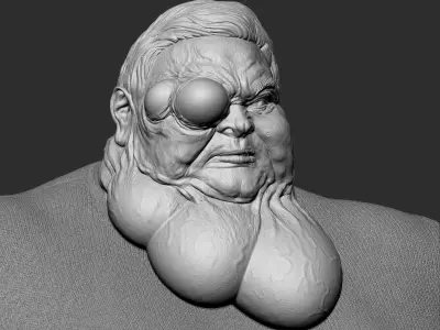 Fat Zombie - Boomer - Left 4 Dead- STL 3D print model