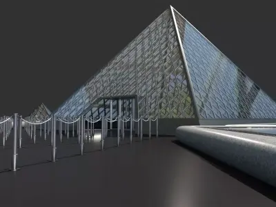 Louvre Museum 3D model