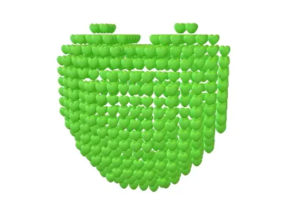 Heart Stylish Style v1 006 3D model