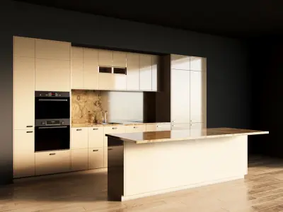 32-Kitchen8 glossy 3 3D model