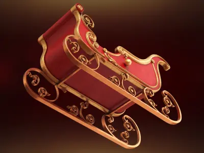  Santa Claus Sleigh 