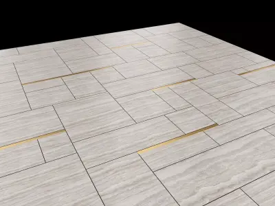 Granite  Floor Polygonal Masonry  3D model