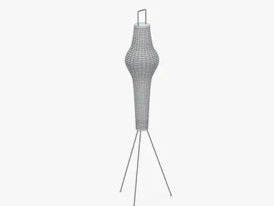 1458 - Floor Lamp Low-poly 3D model