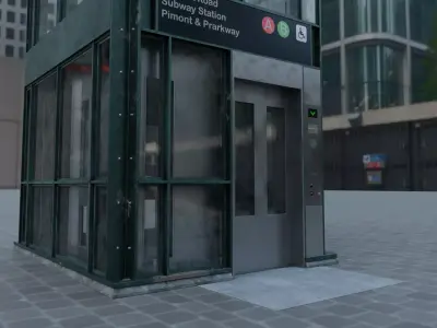 NYC Elevator 3D model