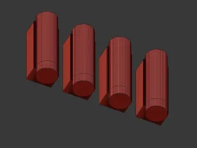 Restoration person wall sconce 3D model