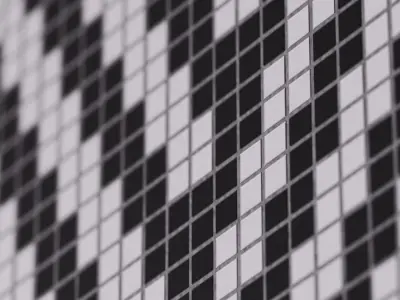 Tile Ceramica Bardeli Black white Set 05 Texture