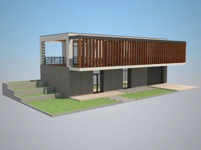 Modern House 7 3D model