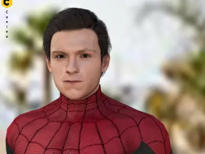 Spiderman three spider - man characters 3D model