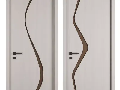 Entrance door set252 3D model