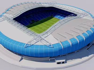 Reale Arena - Anoeta Stadium - San Sebastian Spain 3D model
