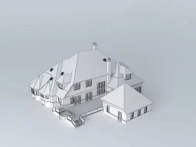 Mansion house Free 3D model