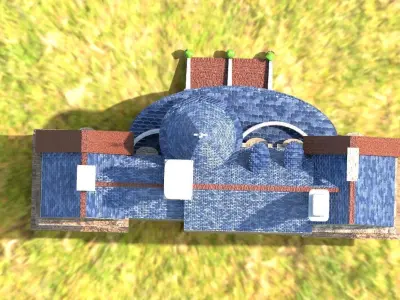 Cartoon Fantasy 4 Low-poly 3D model
