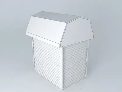 Garden Bedoffice shed Free 3D model