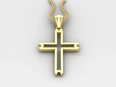 Cross Light Gold 4CP031 3DM STL 3D print model purchase