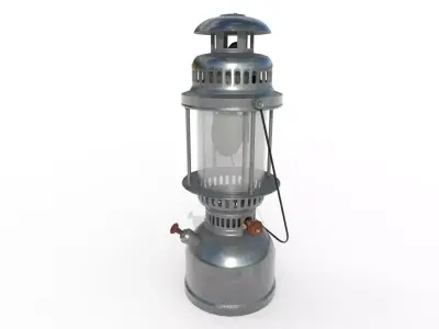 Ancient lamp Low-poly 3D model