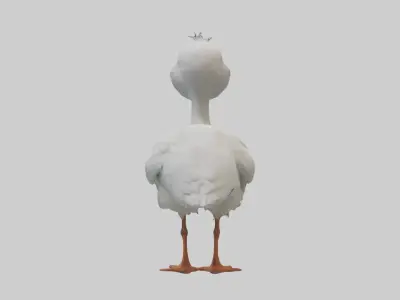 Babyibis Model 1 Low-poly 3D model