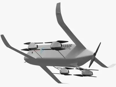  MightyFly Cento Cargo Drone eVTOL White 