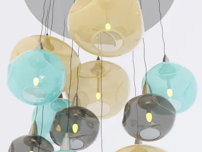 Deckenleuchte chandelier 3D model