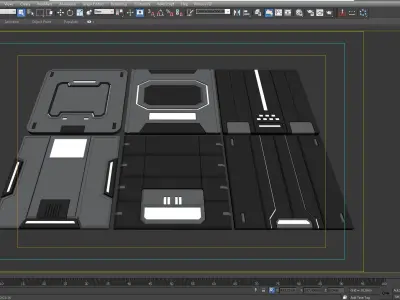 SCI-FI 3DS MAX 2015 6 MODEL 3D model