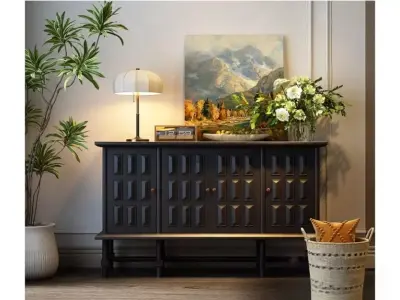 Vintage Home Furnishings Low-poly 3D model