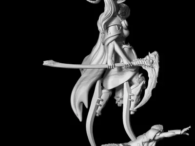 Hella figurine of woman 3D print model