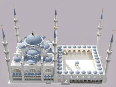 Sultan Ahmet Mosque 3D model