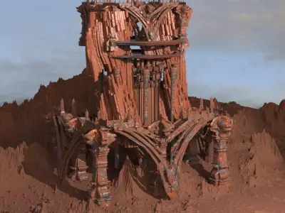 Desert Mountains 1 3D model