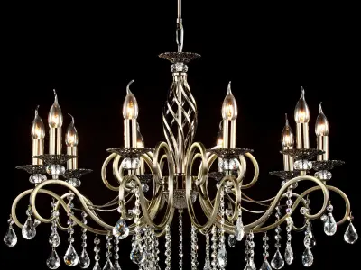 Chandelier Royal Classic Grace RC247-PL-10-R Maytoni Classic Free 3D model