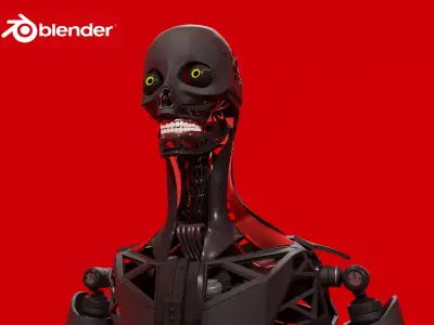 Sci Fi - Character 01 - Bust 3D  3D model