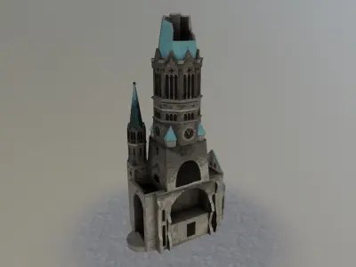 Berlin High Rise Pack Low-poly 3D model