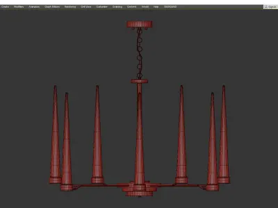 CEILING ICICLE CHELSOM Low-poly 3D model