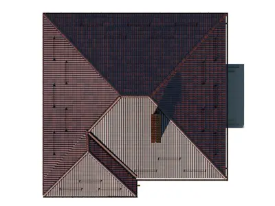 Cottage 5 house plans for house 3D model