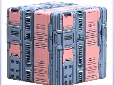 SciFi Seamless Texture Texture 13