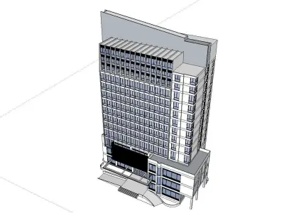 vacation spot-Resort-Fashion Leisure Hotel-0158 3D model