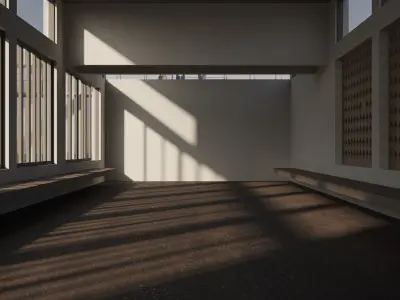 METRO BRIDGE STATION Low-poly 3D model