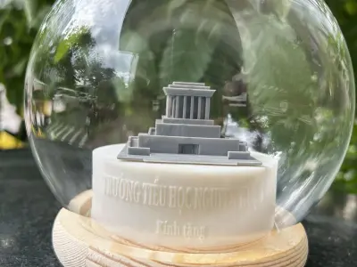 Ho Chi Minh Mausoleum in 3D 3D print model