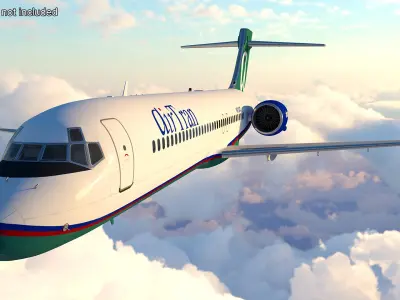  Air Transat Livery Boeing 717-200 Rigged 