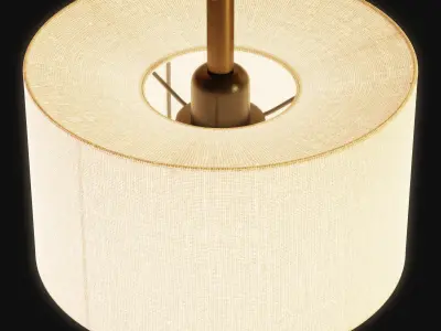 Lamp Pendant Gubi Gravity Small 3D model