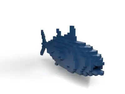 Bonito Minecraft Voxel Low-poly 3D model