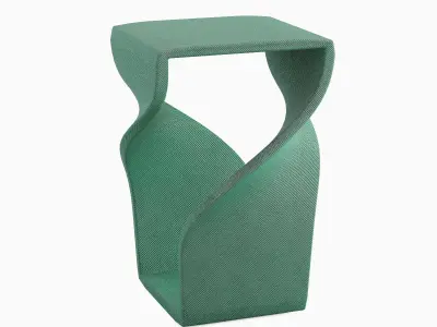 Twisted Stool for Childs 02 3D model